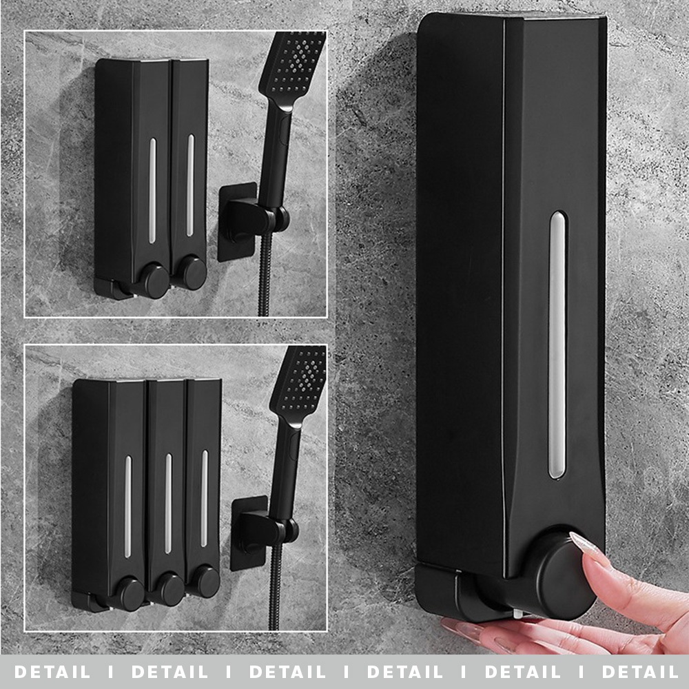 evebell ที่กดสบู่เหลว (หัวเดี่ยว) แบบติดผนังห้องน้ํา ติดตั้งง่าย ขนาด 500 ml. - รูปที่ 7