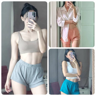 กางเกงขาสั้นbaby pant ใส่นอน ใส่เล่น สายฝอ