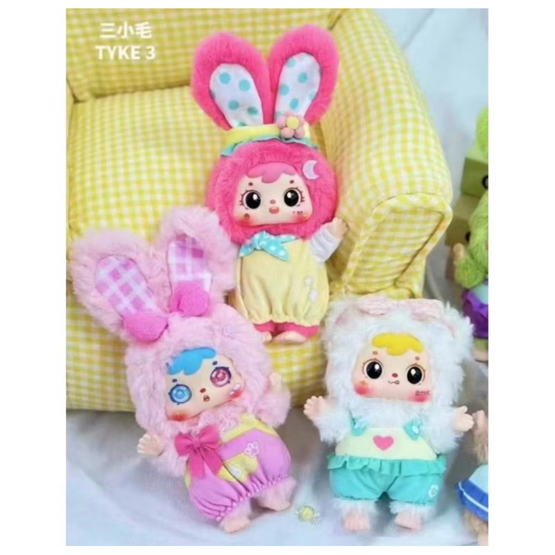 พร้อมส่ง🇹🇭 Baby three Tyke 3 แบบจุ่ม และ แบบเลือกตัวเลือกหน้าได้