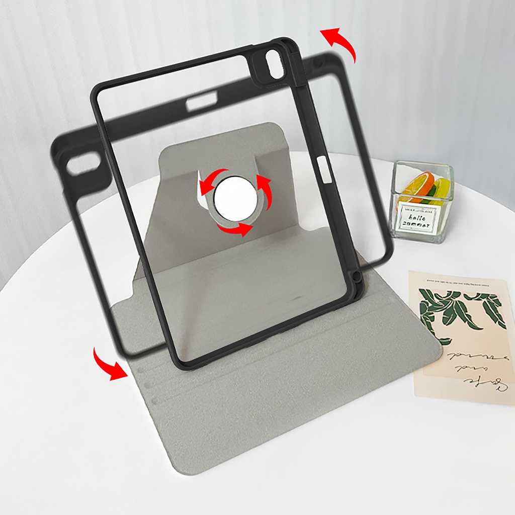 🪐24 ชั่วโมงเคส🪐เคส iPad Gen11 Pro11 2024 Air6 ลูกสุนัขหัวโต เคสiPadหมุน 360° Gen9/8 10.2 Air7 MINI7 - รูปที่ 6