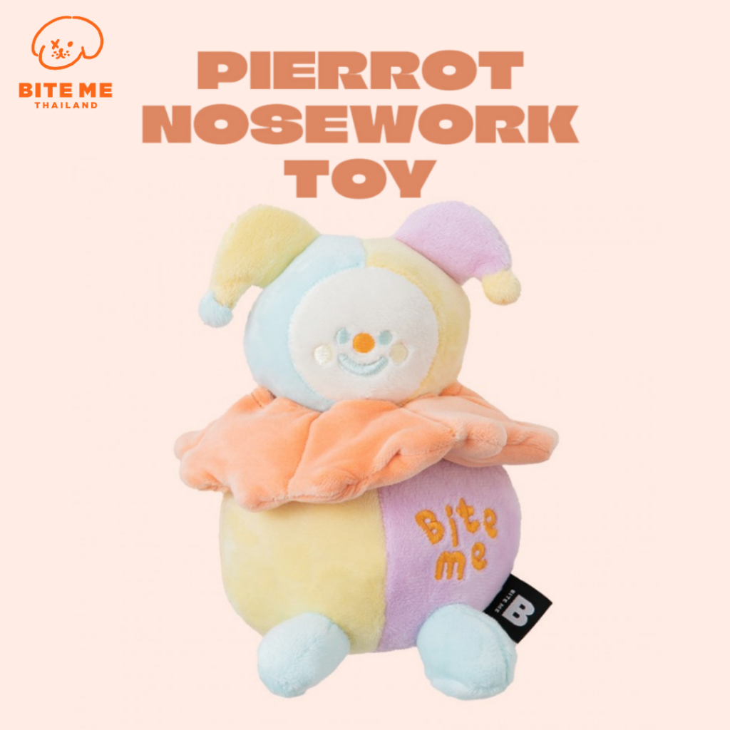Bite Me ของเล่นสำหรับสุนัข Nosework Toy รุ่น PIERROT นำเข้าจากเกาหลี