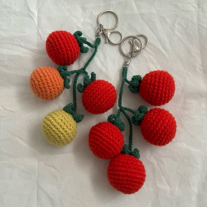 tomato keychain | พวงกุญแจมะเขือเทศ