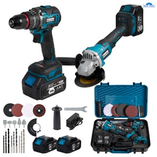 (แพ็คคู่) MOLITA สว่านไร้สาย 3 ระบบ 299V มอเตอร์บัสเลส +เครื…