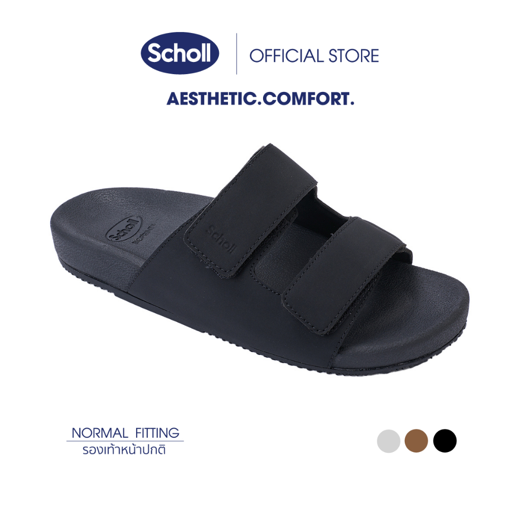 Scholl รองเท้าเเตะสกลอ์ รุ่น Portland รองเท้าเพื่อสุขภาพ เทคโนโลยี Bioprint รองรับทุกสรีระเท้าและรูปเท้า สำหรับผู้ชาย