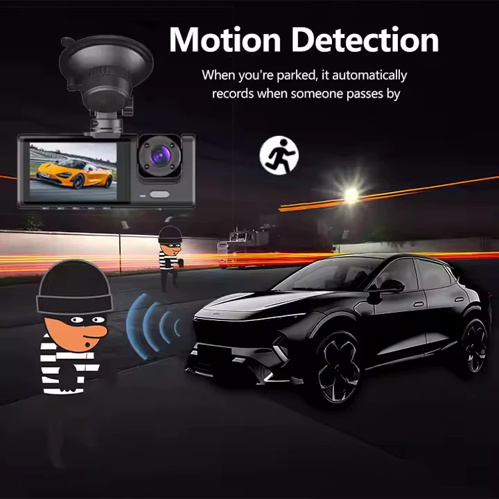 CACO กล้องติดรถยนต์ 3 เลนส์ 1080P Dash Cam HD Night Vision S1 thumbnail 10