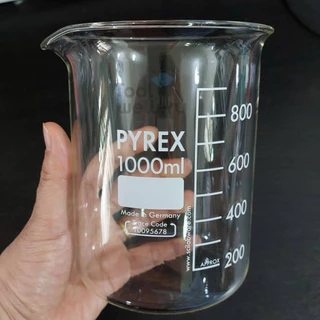 บีกเกอร์แก้ว Pyrex เยอรมัน 250ml, 600ml,1000ml, 2000ml