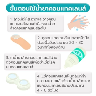 Simple Healthcare น้ำยาแช่คอนแทคเลนส์ 500ml 120ml น้ำยาล้างคอนแทคเลนส์ Q-eye ใช้ทำความสะอาด ขจัดคราบโปรตีน