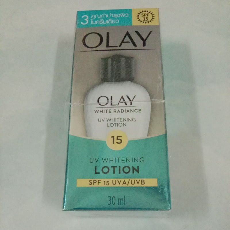 OLAY โอเลย์ ไวท์ เรเดียนซ์ UV ไวท์เทนนิ่ง โลชั่น SPF15 30 ม.ลโอเลย์ลูมินัสอินเทนซิฟไบร์ทเทนนิ่งโลชั่น