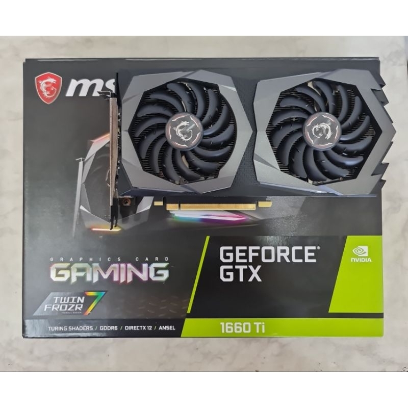 MSI GTX1660TI 6G DDR6  มือสอง