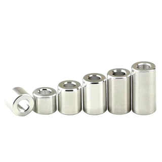 CNC แหวนรอง บูชรอง สแตนเลส 304 ขนาด M12 Ø16-18 mm. Stanless Steel 304 Round Spacer.