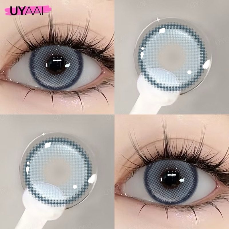 2PCS/1Pair คอนแทคเลนส์สี CrystalOrb รายเดือน ชุดคอนแทคเลนส์ รายเดือน ปริมาณน้ำ 42% Contact Lens 14.2