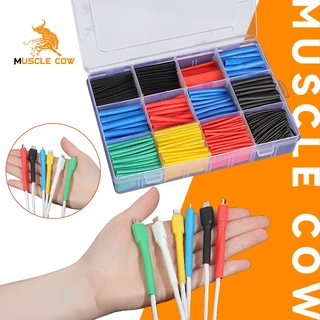 MUSCLE COW ท่อหด 310PC 560PC 800PC เหมาะสำหรับหุ้มสายไฟและสายชาร์จ