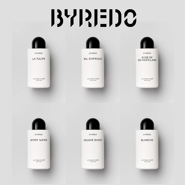 BYREDO Body Lotion (225ML) - BLANCHE / GYPSY WATER / BAL D'AFRIQUE / ROSE OF NO MAN'S LAND