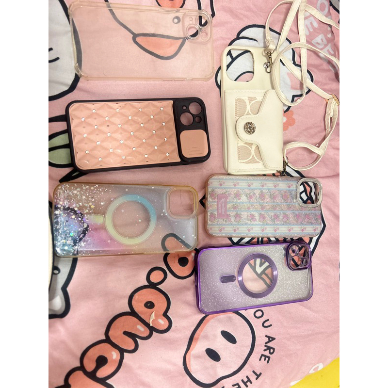 เคสโทรศัพท์ ยกเซ็ท6ชิ้น รุ่นไอโฟน14Plus มือสองส่งต่อ