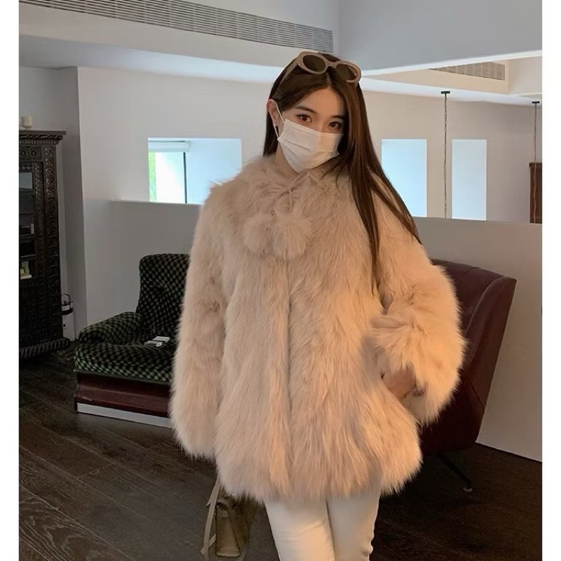 เสื้อกันหนาวขนมิ้งขนฟูนุ่มสวยใส่อุณภูมิติดลบได้