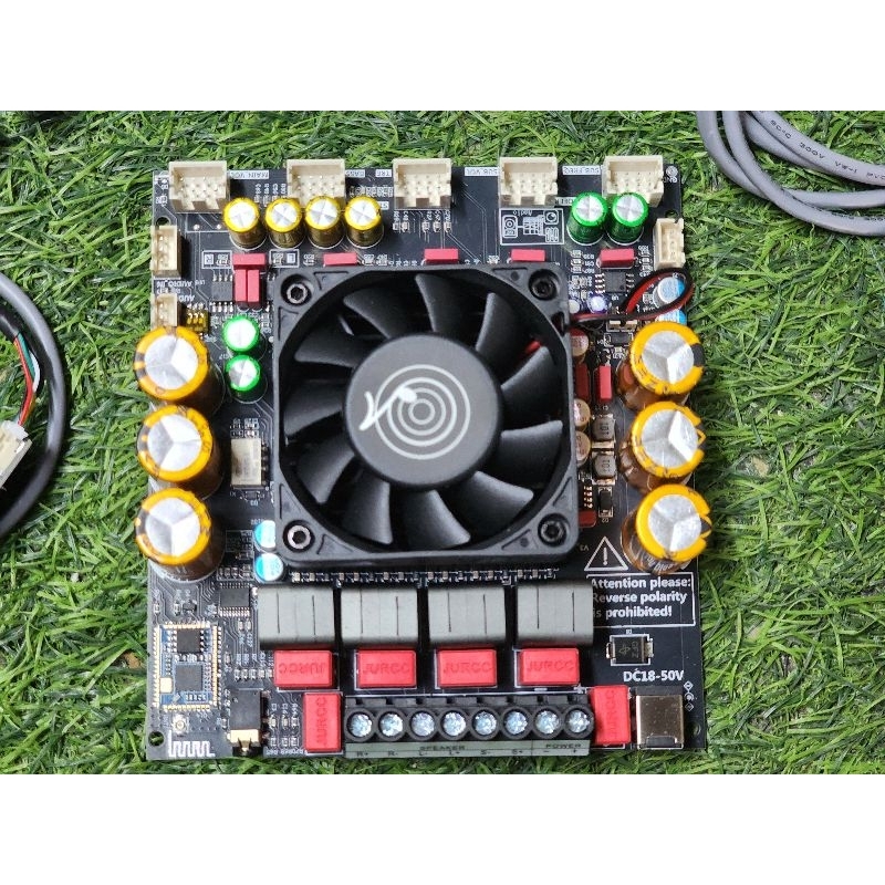 ZK-APTX3 (ย้าย วอลุ่ม) Wuzhii **ของแท้** 1200w (300w+300w+600w) ไฟDC 18-50VDC แอมป์จิ๋ว