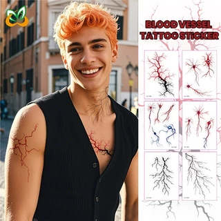 แทททูเส้นเลือด แผลปลอม TATTOO