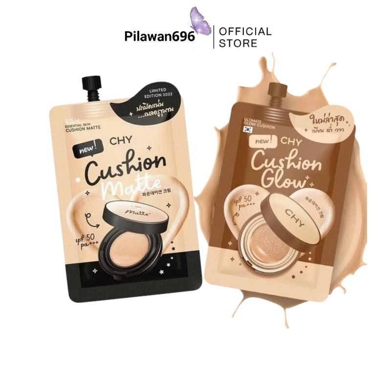 CHY Cushion Glow Ultimate and Cushion Matt spf 50 pa+++ 7g.  คุชชั่นโกลว์อัลติเมทและคุชชั่นแมตต์