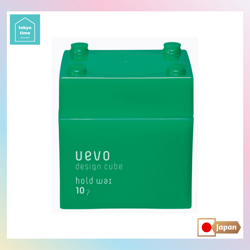 [Uevo by Demi Cosmetics] Hair Styling_Styling Wax_Uevo Design Cube_Hold Wax_Green_80g [Direct from J