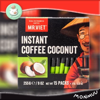 กาแฟเวียดนาม Mr.Viet 4in1 3in1 2in1 Americano Black (กาแฟไม่มีน้ำตาล) และ กาแฟมะพร้าว เวียดนาม