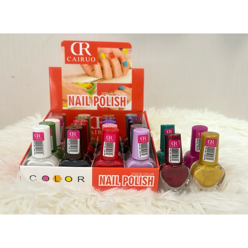 💅💅💅ยกแพ็ค คละสี(1x24)ยาทาเล็บจิ๋ว 8ml.สีติดทนนาน แห้งเร็ว (ไม่ใช่สีเจล)#2042