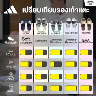 Adidas Collection อาดิดาส รองเท้าแตะ รองเท้าแฟชั่น W Adilette Comfort GW8742 / H03618 / H03619 (1500) EOSS