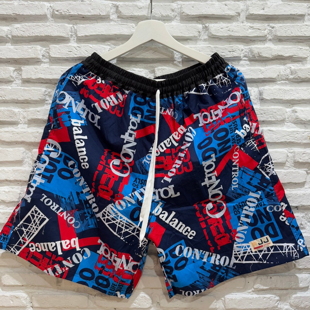 กางเกงเจเจ กางเกงขาสั้น ไซส์ M/L/XL ลาย "คอนโทรล" ร้านคละสีให้ ผ้านิ่มหนา ใส่สบาย Clothing Man ผู้ชาย ผู้หญิง