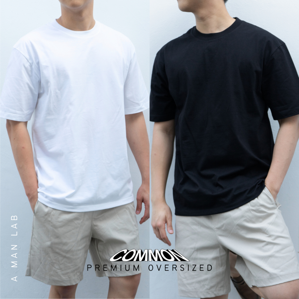 PREMIUM COTTON OVERSIZED TSHIRT เสื้อยืดโอเวอร์ไซส์ 16 สี - เสื้อยืด คอกลม
