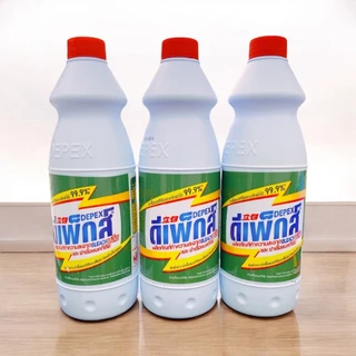 น้ำยาขจัดคราบ Depex Bleach 500ml สำหรับซักผ้าขาว