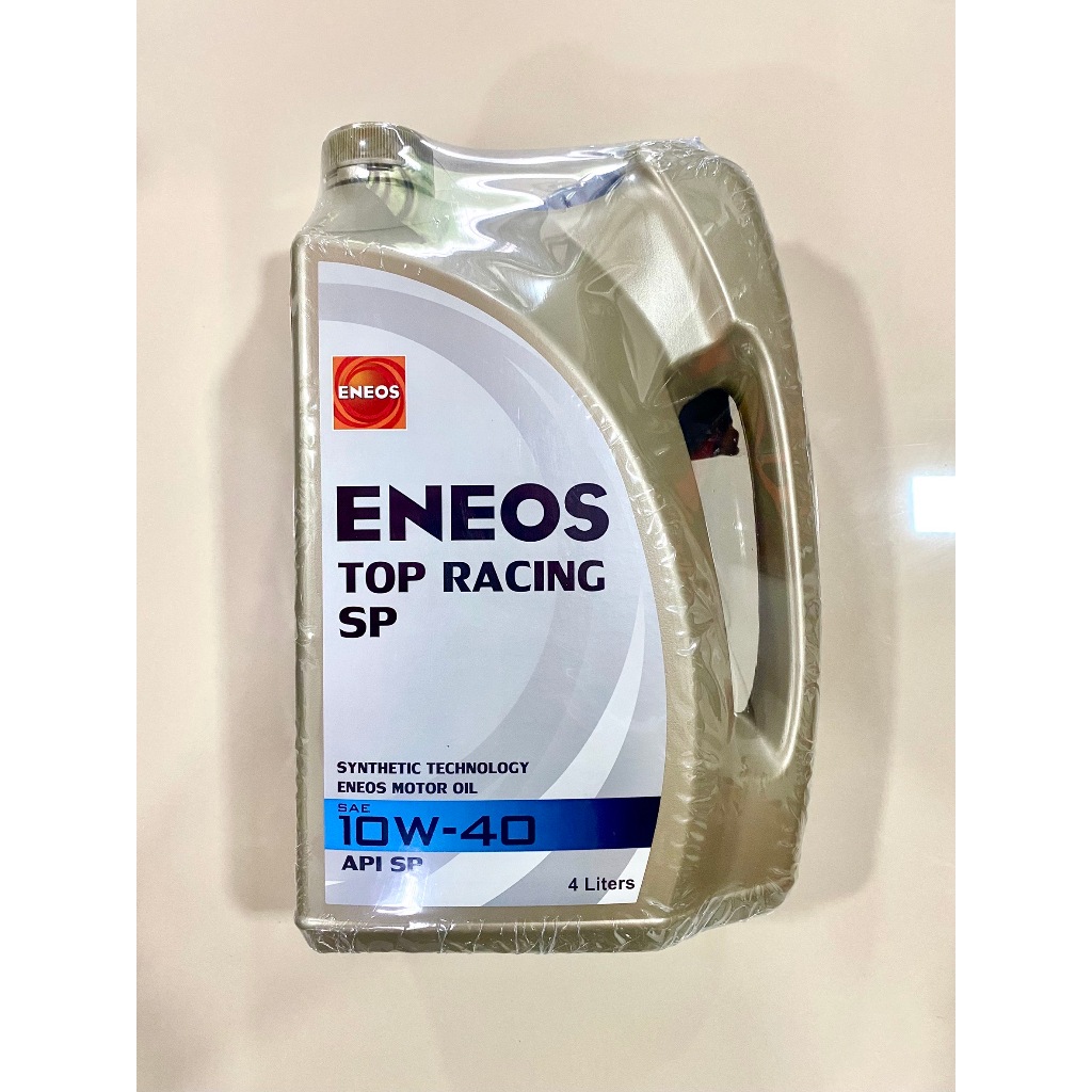 ENEOS TOP RACING SP 10W-40 น้ำมันเครื่องกึ่งสังเคราะห์ 4 ลิตร+เสื้อ
