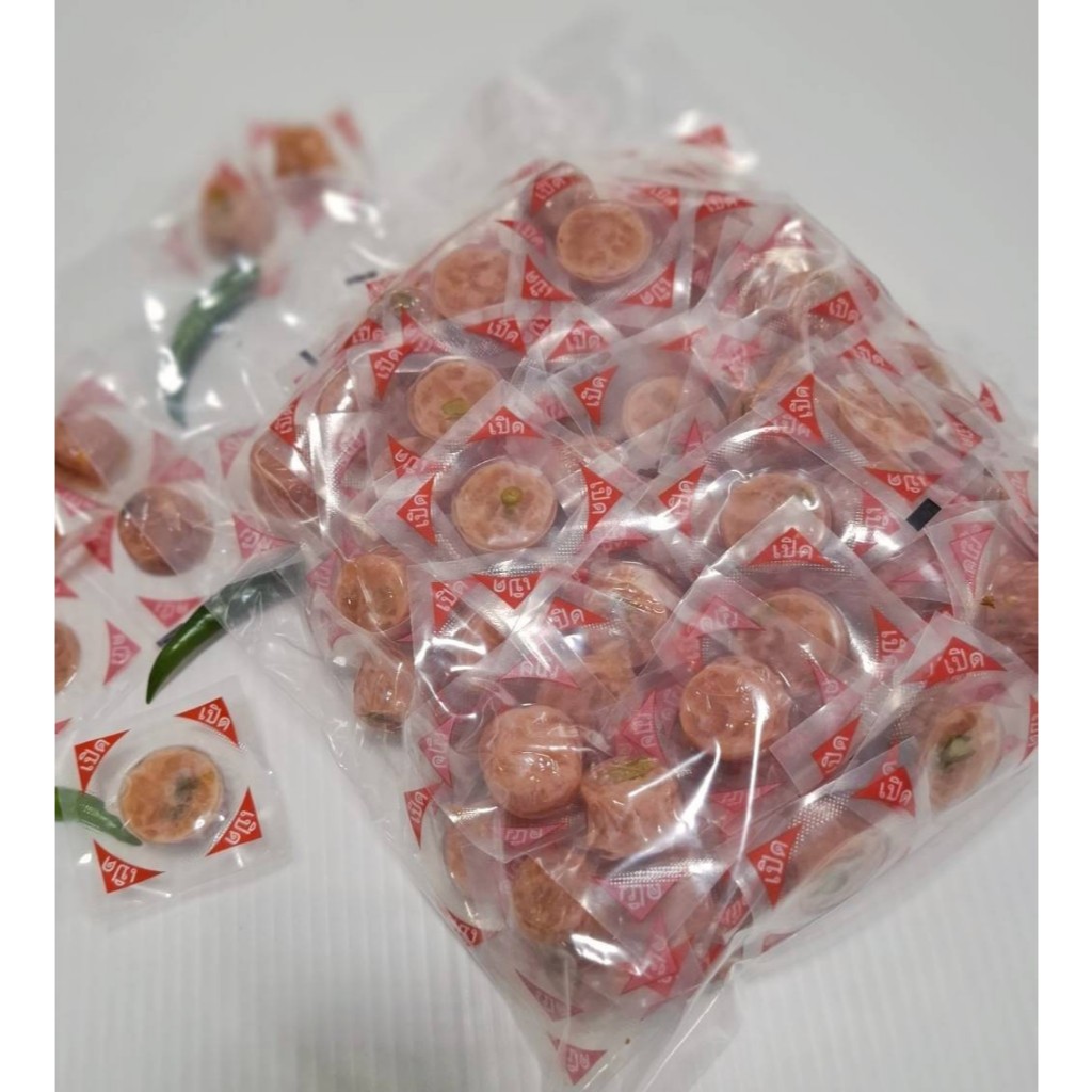 ตุ้มจิ๋วป๊อป แหนมตุ้มจิ๋ว (แหนมป๊อป) 100 ป๊อป เปิดง่ายไม่เลอะมือ แหนมดอนเมือง