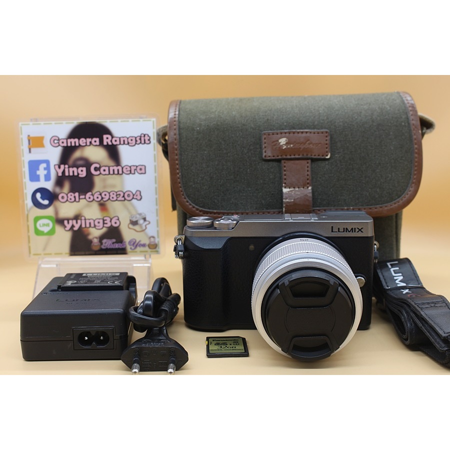 Panasonic Lumic Gx85 + lens Lumic 25mm F1.7 สภาพสวยใหม่ ชัตเตอร์ 971รูป เมนูไทย อดีตประกันศูนย์