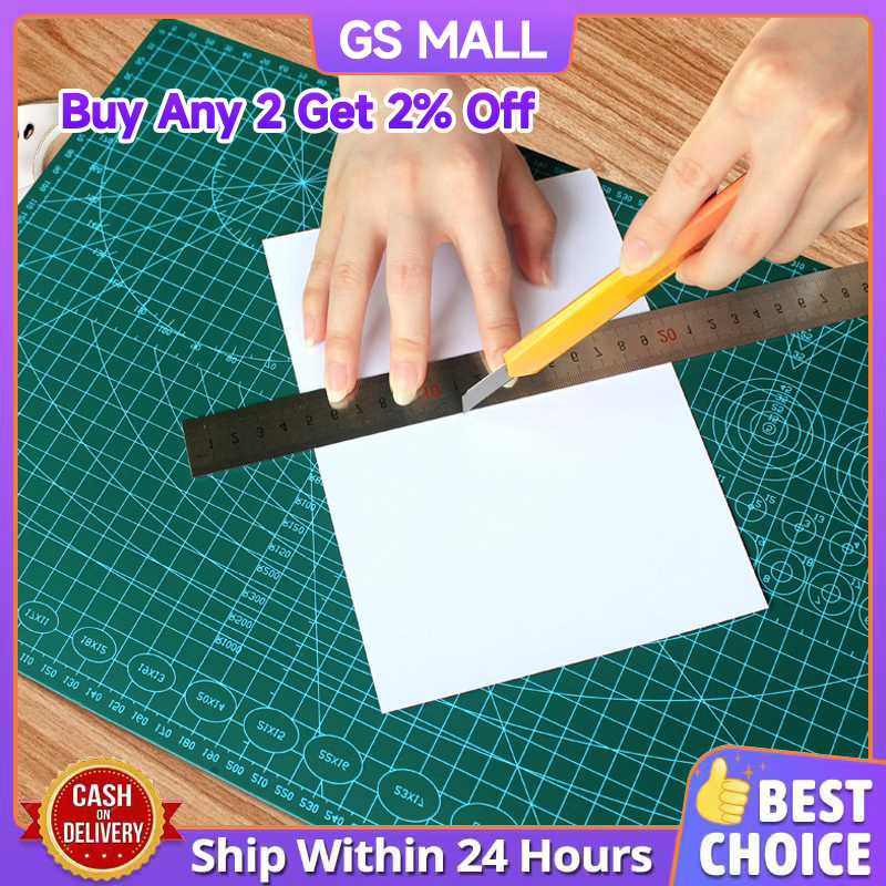 จัดส่งจากท้องถิ่น แผ่นรองตัด เเผ่นรองตัดกระดาษสีเขียว แผ่นรองตัดกระดาษ ขนาด A4 / A3 / A2 ส่งฟรี