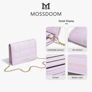 MOSSDOOM Jeannette Wallet กระเป๋าสตางค์ใบเล็กโซ่หรูหรา