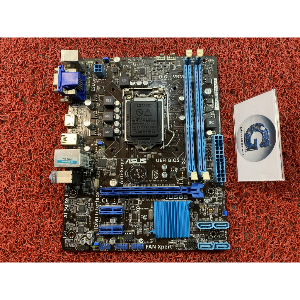 MAINBOARD INTEL LGA1155 ASUS RAM 2 SLOT mATX | H61M / H67-M / P8H61-M / P8H77-M