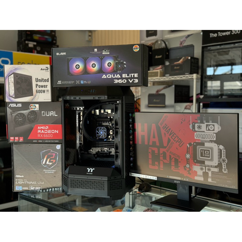#PC Gaming Core i5 Gen 14 AMD Radeon RX 6600 8 GB ประกอบใหม่