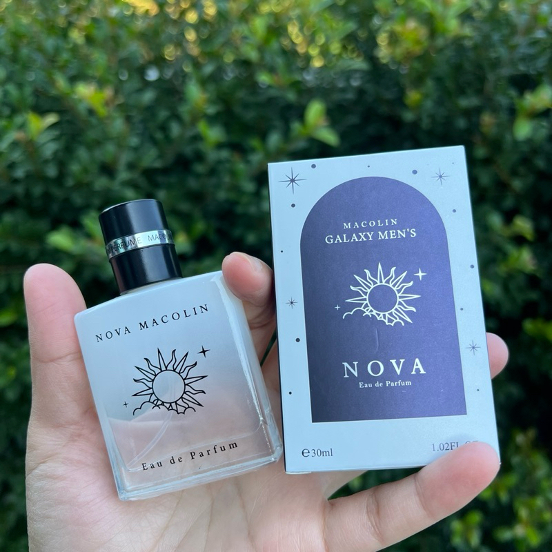 MACOLIN NOVA PERFUME (ขวดขาว) 30 ml กลิ่นหอมสะอาด สดชื่น แป้งเด็ก น่ากอด น่าค้นหา