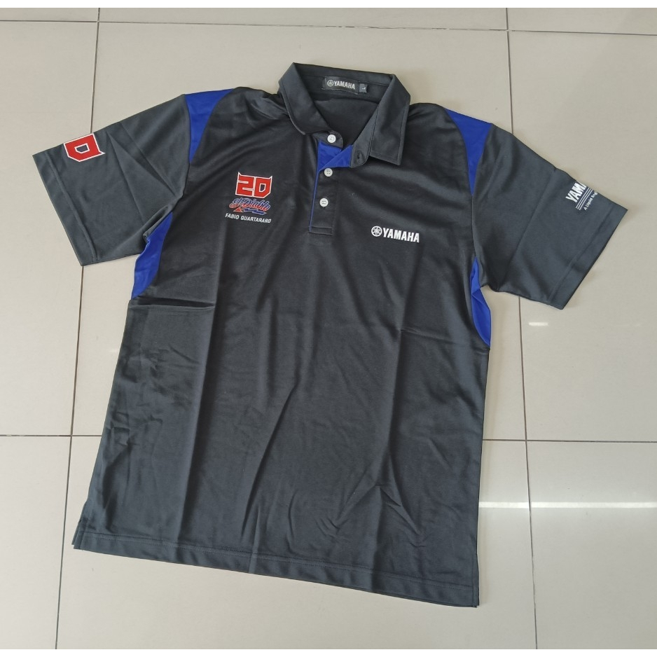 ของแท้ เสื้อโปโล YAMAHA MOTOR SPORT POLO Fabio Quartararo El Diablo 20 ยามาฮ่า ของใหม่ ของแท้ มือ 1 ลดราคาพิเศษ