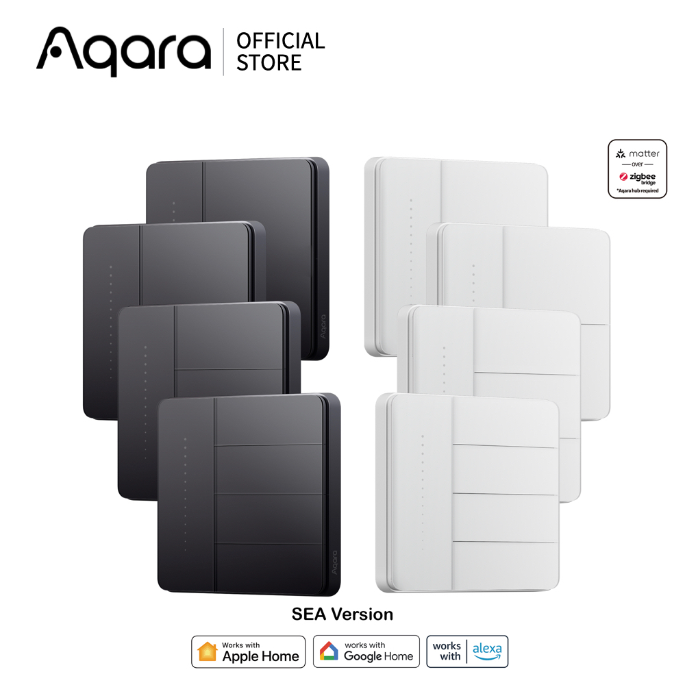 Aqara – Smart Wall Switch Z1 Pro EU – White / Black สวิตช์ไฟ