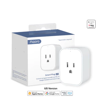 Aqara Smart Plug (US) ปลั๊กอัจฉริยะควบคุมระยะไกล วัดพลังงาน รองรับ Zigbee 3.0
