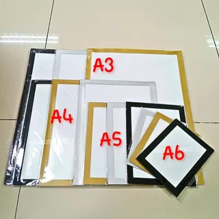 ป้ายติดผนัง ป้ายแม่เหล็กติดผนัง กรอบป้ายประกาศติดผนัง ซองใส่เอกสารติดผนัง ขอบแม่เหล็ก ขนาด A3-A6 แบบไม่เจาะผนัง