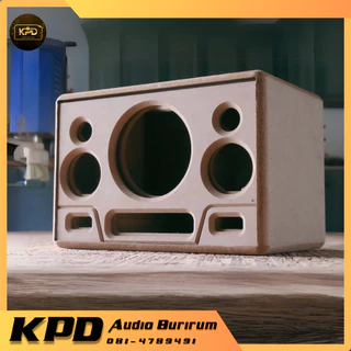 ตู้ลำโพง บลูทูธ DIY งานดิบ หน้าเปิด6.5นิ้ว กลาง3นิ้ว MDF 12มม (OP65132)