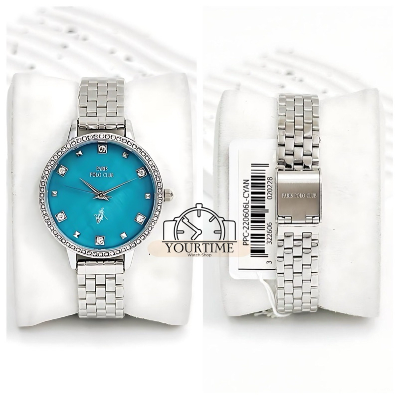 💖แท้💯%❤ PARIS POLO CLUB นาฬิกา ข้อมือ ผู้หญิง PPC-220606L