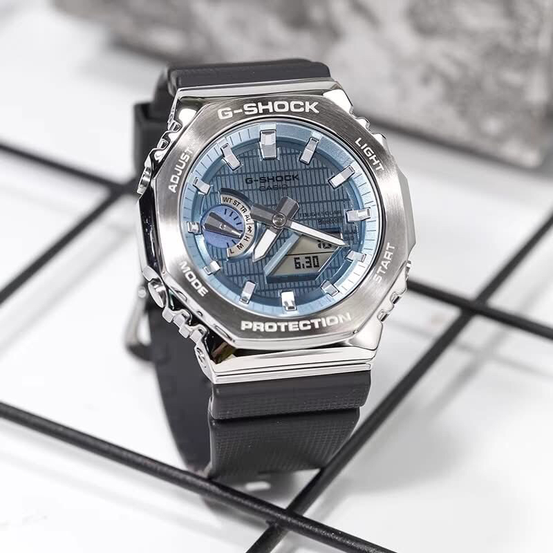 CASIO G-SHOCK STEEL GBM-2100 ของแท้ ประกันศูนย์ Cmg 1 ปี Tough Solar การเชื่อมต่อแบบไร้สายโดยใช้ Bluetooth®