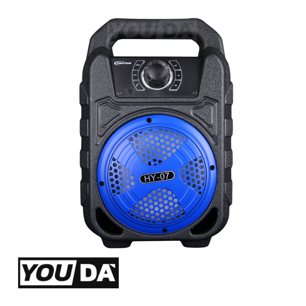 YOUDA ลำโพงบลูทูธ รับประกัน 1ปี มีให้เลือก 3สี รองรับ ไมโครโฟน , บลูทูธ , USB, การ์ด TF, วิทยุ HY-07 ลำโพงบลูทูธพกพา