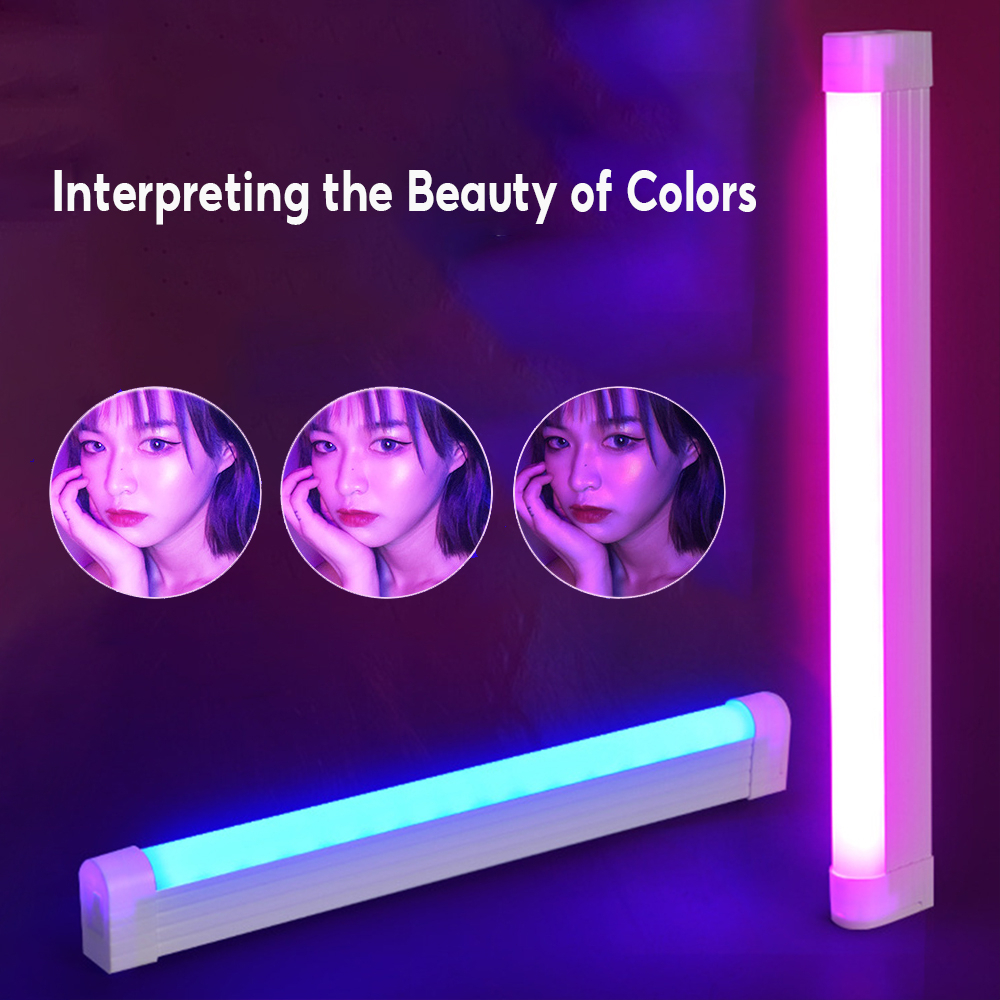 Rechargable Light LED RGB tube USB lamp Handheld Photography Lighting Stick Photos Video ไฟสตูดิโอ