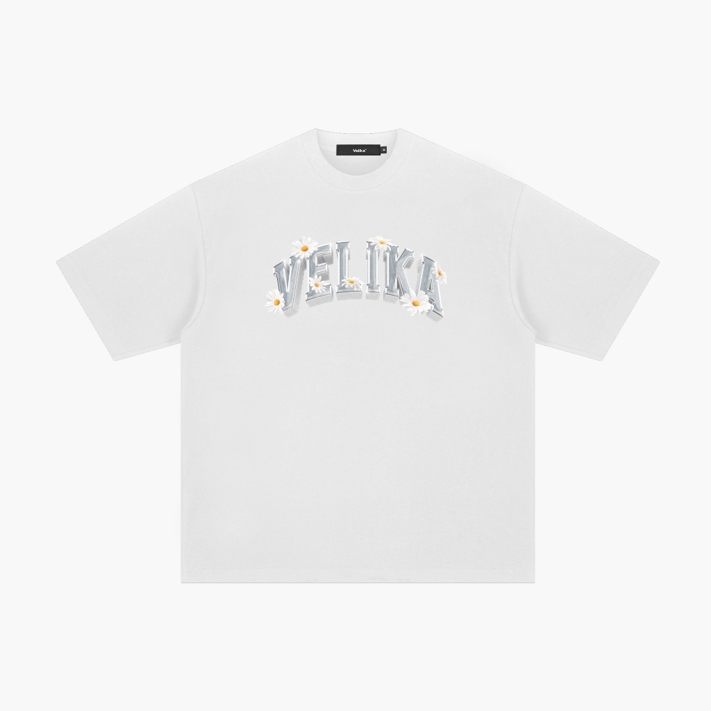 Velika™ | "Daisy" Oversize T-Shirt [White]