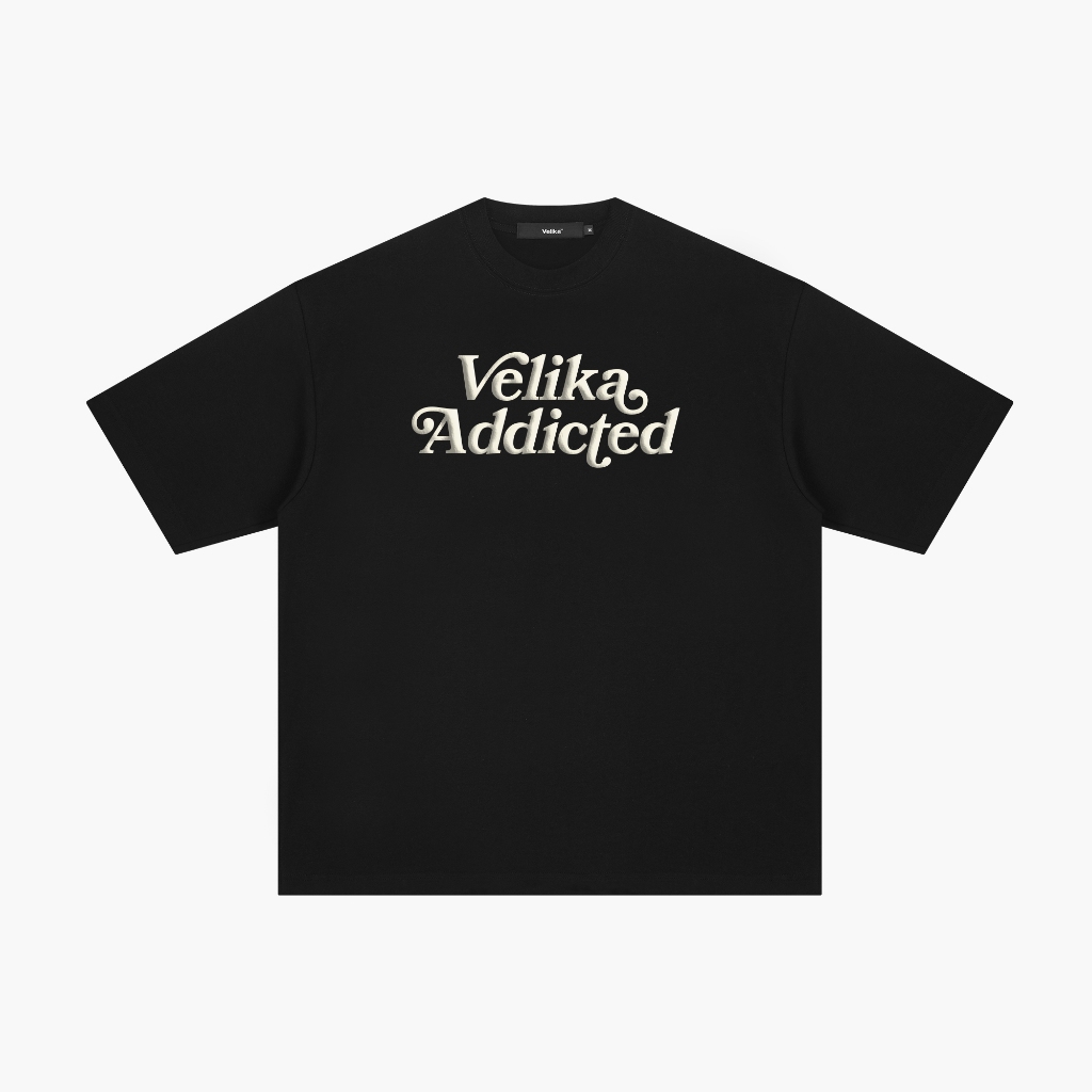 Velika™ | "Swash" Oversize T-Shirt [Black]