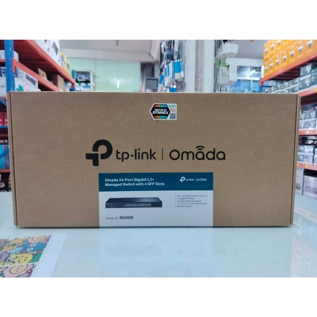 ประกัน LT SG3428JetStream 24-Port Gigabit L2 Managed Switch with 4 SFP Slots สวิตช์ สวิตช์ฮับ - HITE