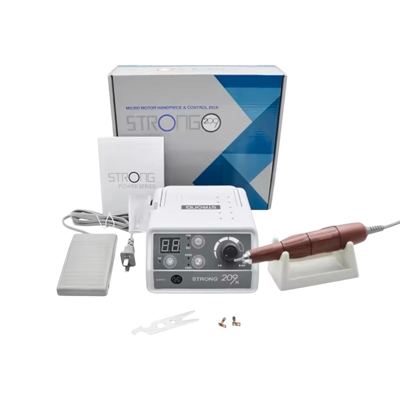 Micromotorเครื่องแกะสลัก ความเร็วรอบ45,000RPMเครื่องเจียรมินิ ไมโครมอเตอร์ STRONG 209 45K